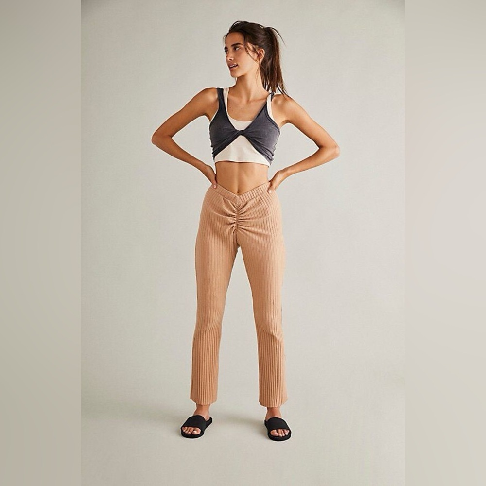 Free People Bullseye Flare Pants - Picture 3 of 9